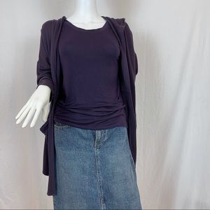 Double Zero cardigan jersey jacket OS, top roomy S